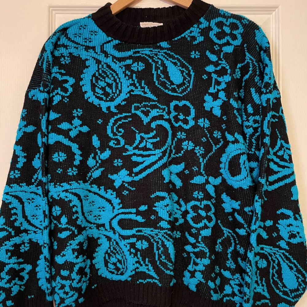 Vintage 80s "Turning Point" Sweater Made In Usa